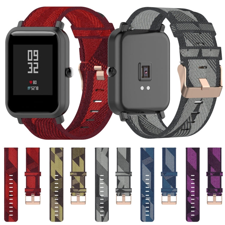 Per Amazfit Bip Lite Versione 1S / Bip S Cinturino di ricambio per cinturino in nylon denim da 20 mm