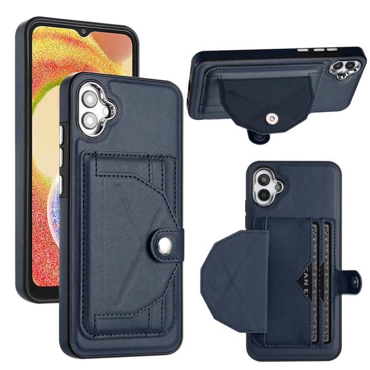 Custodia per telefono in pelle antiurto con porta carte, For Samsung Galaxy A04E / F04 / M04, For Samsung Galaxy A34 5G, For Samsung Galaxy A54 5G, For Samsung Galaxy S23 Ultra