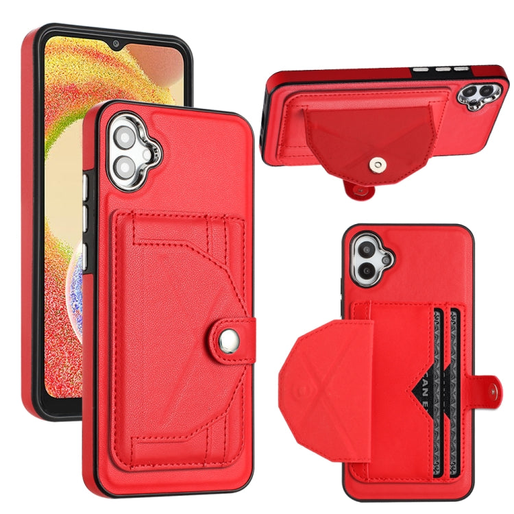Custodia per telefono in pelle antiurto con porta carte, For Samsung Galaxy A04E / F04 / M04, For Samsung Galaxy A34 5G, For Samsung Galaxy A54 5G, For Samsung Galaxy S23 Ultra