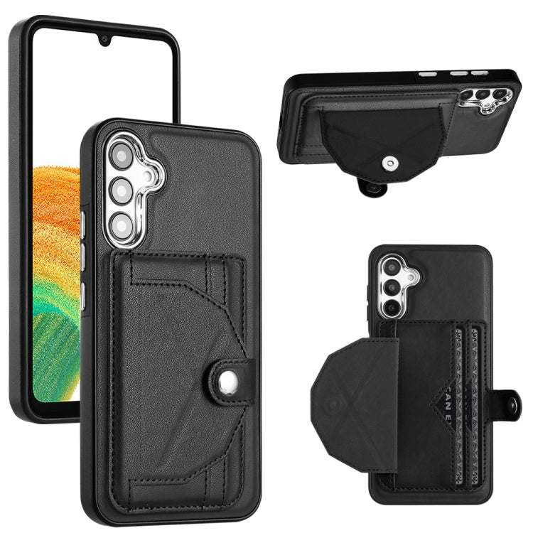 Custodia per telefono in pelle antiurto con porta carte, For Samsung Galaxy A04E / F04 / M04, For Samsung Galaxy A34 5G, For Samsung Galaxy A54 5G, For Samsung Galaxy S23 Ultra