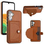 Custodia per telefono in pelle antiurto con porta carte, For Samsung Galaxy A04E / F04 / M04, For Samsung Galaxy A34 5G, For Samsung Galaxy A54 5G, For Samsung Galaxy S23 Ultra