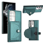Custodia per telefono in pelle antiurto con porta carte, For Samsung Galaxy A04E / F04 / M04, For Samsung Galaxy A34 5G, For Samsung Galaxy A54 5G, For Samsung Galaxy S23 Ultra