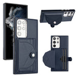 Custodia per telefono in pelle antiurto con porta carte, For Samsung Galaxy A04E / F04 / M04, For Samsung Galaxy A34 5G, For Samsung Galaxy A54 5G, For Samsung Galaxy S23 Ultra