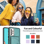 Custodia per telefono in pelle antiurto con porta carte, For Samsung Galaxy A53 5G, For Samsung Galaxy A73 5G, For Samsung Galaxy A33 5G, For Samsung Galaxy A13 4G