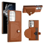 Custodia per telefono in pelle antiurto con porta carte, For Samsung Galaxy S22 Ultra 5G, For Samsung Galaxy S22+ 5G, For Samsung Galaxy S22 5G, For Samsung Galaxy A22 5G