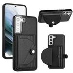 Custodia per telefono in pelle antiurto con porta carte, For Samsung Galaxy S22 Ultra 5G, For Samsung Galaxy S22+ 5G, For Samsung Galaxy S22 5G, For Samsung Galaxy A22 5G