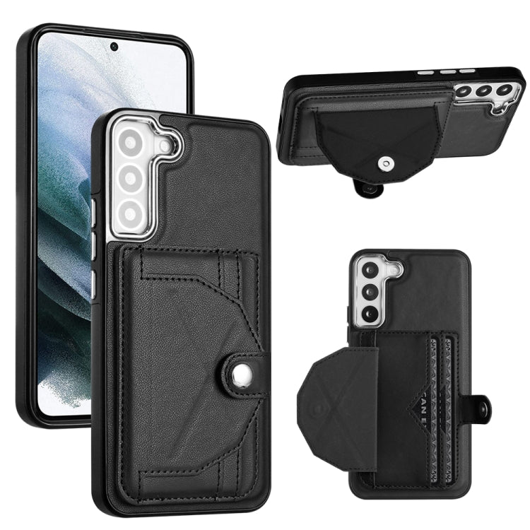 Custodia per telefono in pelle antiurto con porta carte, For Samsung Galaxy S22 Ultra 5G, For Samsung Galaxy S22+ 5G, For Samsung Galaxy S22 5G, For Samsung Galaxy A22 5G