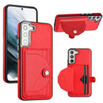 Custodia per telefono in pelle antiurto con porta carte, For Samsung Galaxy S22 Ultra 5G, For Samsung Galaxy S22+ 5G, For Samsung Galaxy S22 5G, For Samsung Galaxy A22 5G
