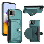 Custodia per telefono in pelle antiurto con porta carte, For Samsung Galaxy S22 Ultra 5G, For Samsung Galaxy S22+ 5G, For Samsung Galaxy S22 5G, For Samsung Galaxy A22 5G