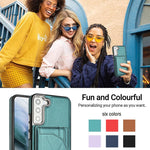 Custodia per telefono in pelle antiurto con porta carte, For Samsung Galaxy S21 FE 5G, For Samsung Galaxy A32 4G, For Samsung Galaxy A72 4G / A72 5G, For Samsung Galaxy A52 4G / A52 5G