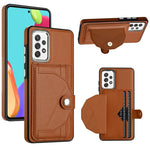 Custodia per telefono in pelle antiurto con porta carte, For Samsung Galaxy S21 FE 5G, For Samsung Galaxy A32 4G, For Samsung Galaxy A72 4G / A72 5G, For Samsung Galaxy A52 4G / A52 5G