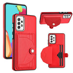 Custodia per telefono in pelle antiurto con porta carte, For Samsung Galaxy S21 FE 5G, For Samsung Galaxy A32 4G, For Samsung Galaxy A72 4G / A72 5G, For Samsung Galaxy A52 4G / A52 5G
