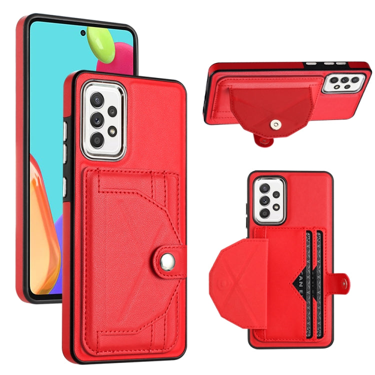Custodia per telefono in pelle antiurto con porta carte, For Samsung Galaxy S21 FE 5G, For Samsung Galaxy A32 4G, For Samsung Galaxy A72 4G / A72 5G, For Samsung Galaxy A52 4G / A52 5G