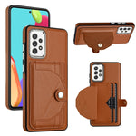 Custodia per telefono in pelle antiurto con porta carte, For Samsung Galaxy S21 FE 5G, For Samsung Galaxy A32 4G, For Samsung Galaxy A72 4G / A72 5G, For Samsung Galaxy A52 4G / A52 5G