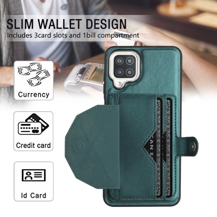 Custodia per telefono in pelle antiurto con porta carte, For Samsung Galaxy A12 4G / M12, For Samsung Galaxy A32 5G