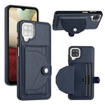 Custodia per telefono in pelle antiurto con porta carte, For Samsung Galaxy A12 4G / M12, For Samsung Galaxy A32 5G