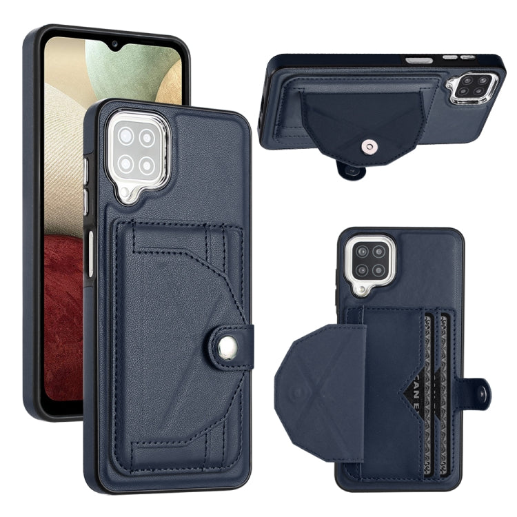 Custodia per telefono in pelle antiurto con porta carte, For Samsung Galaxy A12 4G / M12, For Samsung Galaxy A32 5G