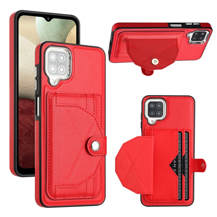 Custodia per telefono in pelle antiurto con porta carte, For Samsung Galaxy A12 4G / M12, For Samsung Galaxy A32 5G
