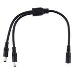 5,5 x 2,1 mm da femmina a maschio cavo di alimentazione adattatore splitter di alimentazione CC, 30cm, 70cm