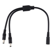 5,5 x 2,1 mm da femmina a maschio cavo di alimentazione adattatore splitter di alimentazione CC, 30cm, 70cm