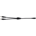5,5 x 2,1 mm da femmina a maschio cavo di alimentazione adattatore splitter di alimentazione CC, 30cm, 70cm