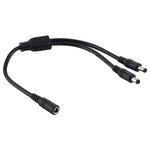 5,5 x 2,1 mm da femmina a maschio cavo di alimentazione adattatore splitter di alimentazione CC, 30cm, 70cm