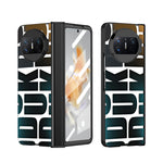 Custodia per telefono pieghevole galvanica integrata con cerniera, For Huawei Mate X3
