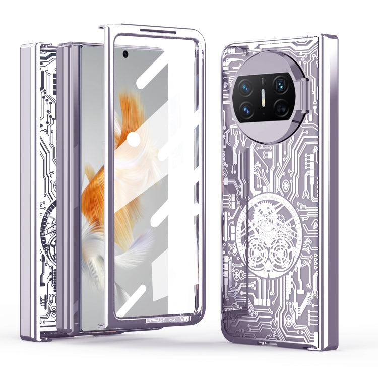 Custodia per telefono all-inclusive con placcatura elettrolitica integrata Legenda meccanica, For Huawei Mate X3