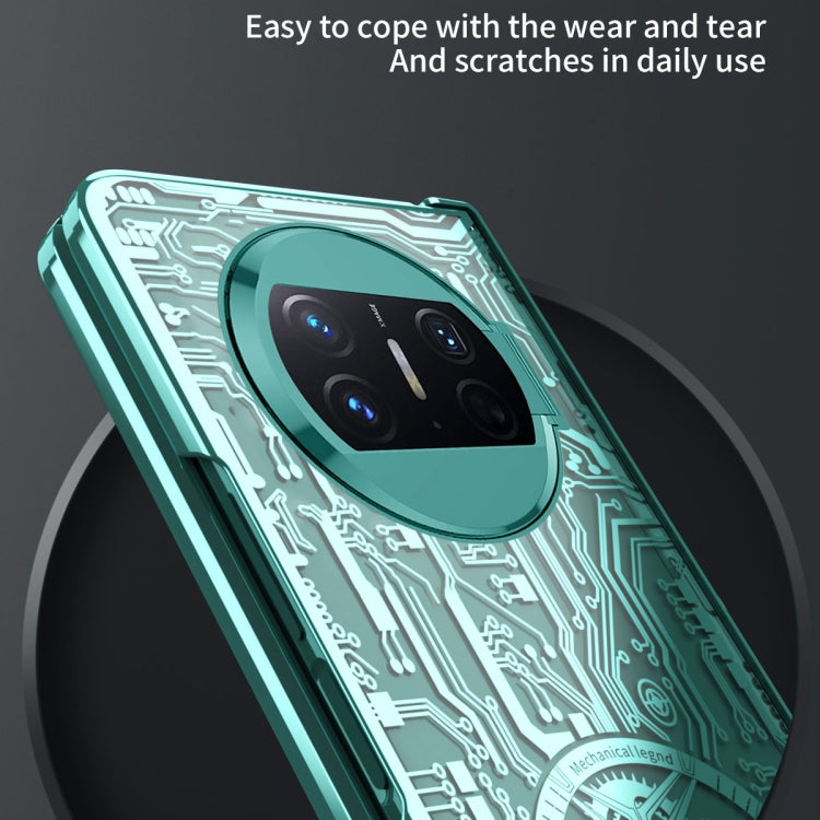 Custodia per telefono all-inclusive con placcatura elettrolitica integrata Legenda meccanica, For Huawei Mate X3