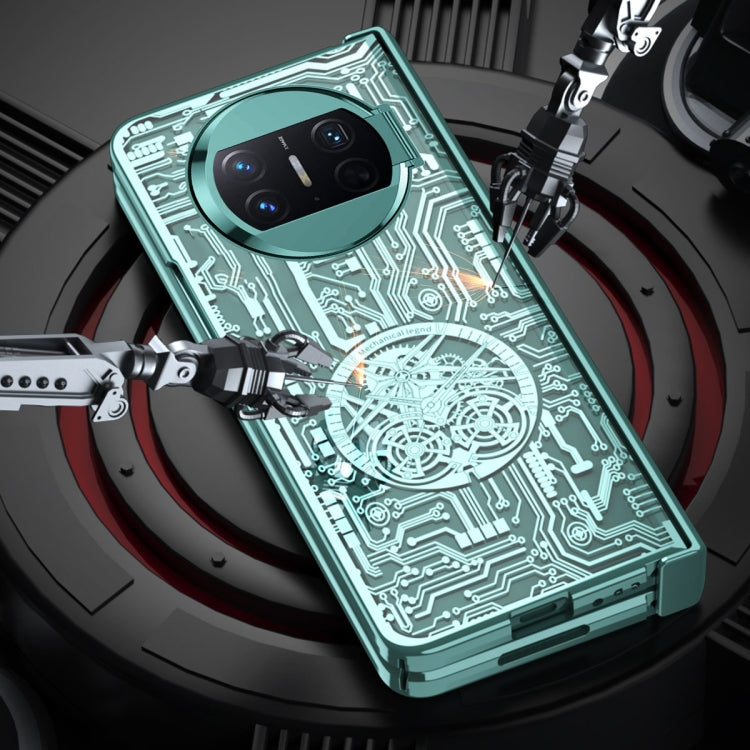 Custodia per telefono all-inclusive con placcatura elettrolitica integrata Legenda meccanica, For Huawei Mate X3