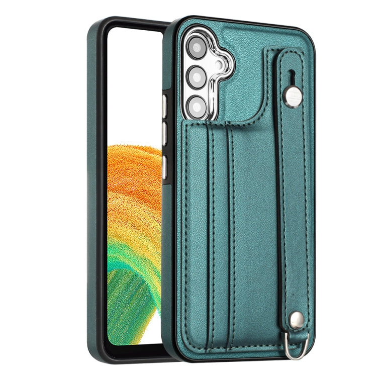 Custodia per telefono in pelle antiurto con cinturino da polso, For Samsung Galaxy A04E / F04 / M04, For Samsung Galaxy A14 4G / A14 5G, For Samsung Galaxy A34 5G, For Samsung Galaxy A54 5G