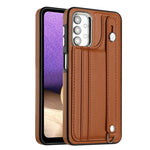 Custodia per telefono in pelle antiurto con cinturino da polso, For Samsung Galaxy A23 4G / F23 5G / M23 5G, For Samsung Galaxy A53 5G, For Samsung Galaxy A73 5G, For Samsung Galaxy A33 5G