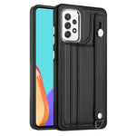 Custodia per telefono in pelle antiurto con cinturino da polso, For Samsung Galaxy A23 4G / F23 5G / M23 5G, For Samsung Galaxy A53 5G, For Samsung Galaxy A73 5G, For Samsung Galaxy A33 5G