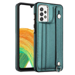 Custodia per telefono in pelle antiurto con cinturino da polso, For Samsung Galaxy A23 4G / F23 5G / M23 5G, For Samsung Galaxy A53 5G, For Samsung Galaxy A73 5G, For Samsung Galaxy A33 5G