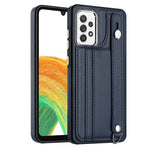 Custodia per telefono in pelle antiurto con cinturino da polso, For Samsung Galaxy A23 4G / F23 5G / M23 5G, For Samsung Galaxy A53 5G, For Samsung Galaxy A73 5G, For Samsung Galaxy A33 5G