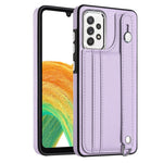 Custodia per telefono in pelle antiurto con cinturino da polso, For Samsung Galaxy A23 4G / F23 5G / M23 5G, For Samsung Galaxy A53 5G, For Samsung Galaxy A73 5G, For Samsung Galaxy A33 5G