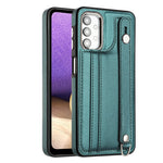 Custodia per telefono in pelle antiurto con cinturino da polso, For Samsung Galaxy A13 4G, For Samsung Galaxy S22 Ultra 5G, For Samsung Galaxy S22+ 5G, For Samsung Galaxy S22 5G