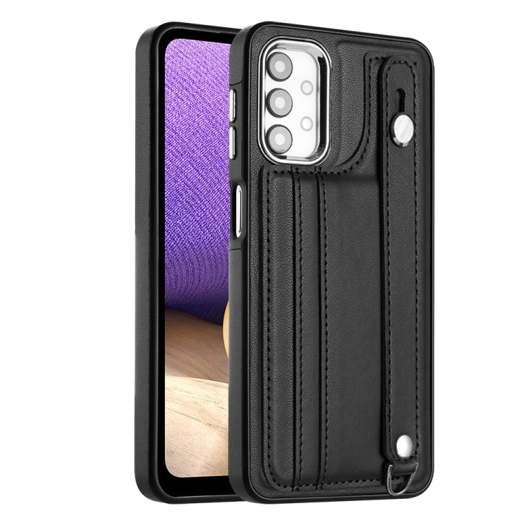 Custodia per telefono in pelle antiurto con cinturino da polso, For Samsung Galaxy A13 4G, For Samsung Galaxy S22 Ultra 5G, For Samsung Galaxy S22+ 5G, For Samsung Galaxy S22 5G