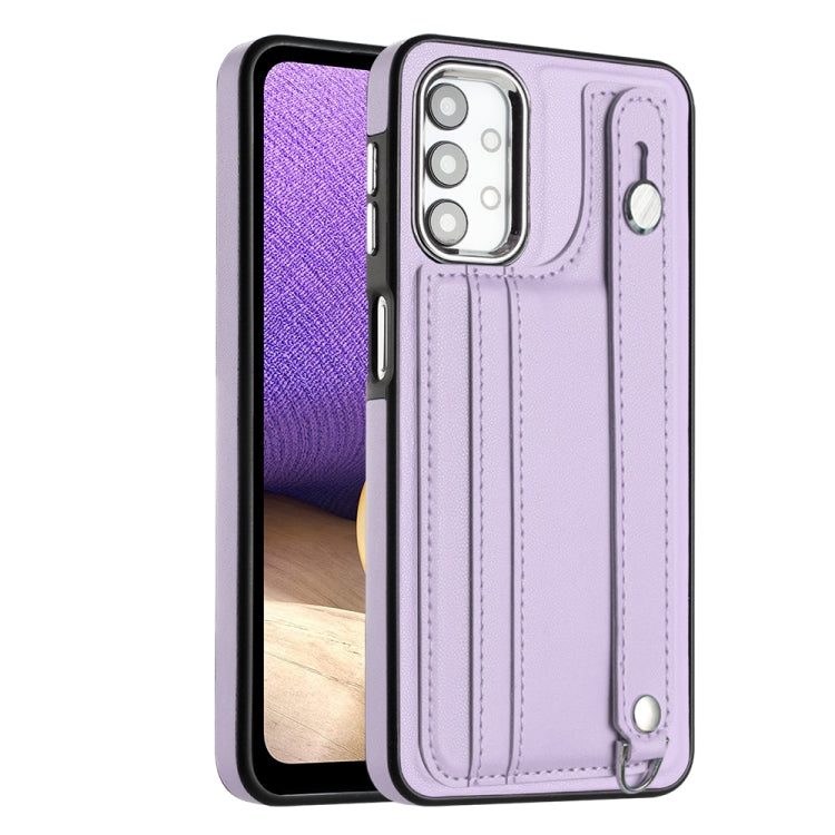 Custodia per telefono in pelle antiurto con cinturino da polso, For Samsung Galaxy A13 4G, For Samsung Galaxy S22 Ultra 5G, For Samsung Galaxy S22+ 5G, For Samsung Galaxy S22 5G