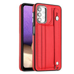 Custodia per telefono in pelle antiurto con cinturino da polso, For Samsung Galaxy A13 4G, For Samsung Galaxy S22 Ultra 5G, For Samsung Galaxy S22+ 5G, For Samsung Galaxy S22 5G