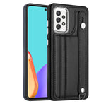 Custodia per telefono in pelle antiurto con cinturino da polso, For Samsung Galaxy A22 5G, For Samsung Galaxy S21 FE 5G, For Samsung Galaxy A32 4G, For Samsung Galaxy A72 4G / A72 5G