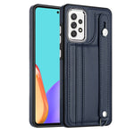 Custodia per telefono in pelle antiurto con cinturino da polso, For Samsung Galaxy A22 5G, For Samsung Galaxy S21 FE 5G, For Samsung Galaxy A32 4G, For Samsung Galaxy A72 4G / A72 5G