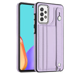 Custodia per telefono in pelle antiurto con cinturino da polso, For Samsung Galaxy A22 5G, For Samsung Galaxy S21 FE 5G, For Samsung Galaxy A32 4G, For Samsung Galaxy A72 4G / A72 5G