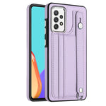 Custodia per telefono in pelle antiurto con cinturino da polso, For Samsung Galaxy A52 4G / A52 5G, For Samsung Galaxy A12 4G / M12, For Samsung Galaxy A32 5G