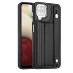 Custodia per telefono in pelle antiurto con cinturino da polso, For Samsung Galaxy A52 4G / A52 5G, For Samsung Galaxy A12 4G / M12, For Samsung Galaxy A32 5G