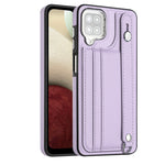 Custodia per telefono in pelle antiurto con cinturino da polso, For Samsung Galaxy A52 4G / A52 5G, For Samsung Galaxy A12 4G / M12, For Samsung Galaxy A32 5G