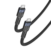 YESIDO CA108 Cavo dati di ricarica da 1,2 m 60 W USB-C / da tipo C a tipo C OD0.6, CA108
