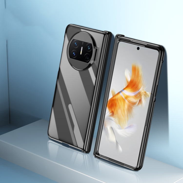 Custodia per telefono pieghevole per PC galvanico con cerniera, For Huawei Mate X3