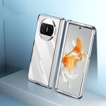 Custodia per telefono pieghevole per PC galvanico con cerniera, For Huawei Mate X3