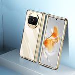 Custodia per telefono pieghevole per PC galvanico con cerniera, For Huawei Mate X3